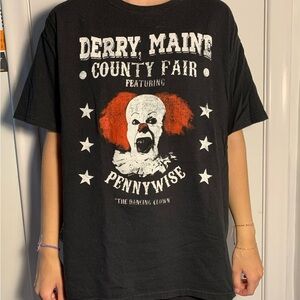 Black Pennywise Graphic T-Shirt